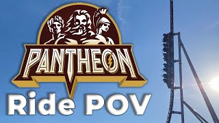 Checking Out The All New Pantheon At Bush Gardens Williamsburg (Ride POV 2021)