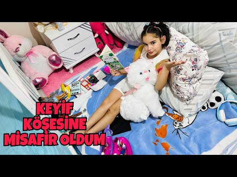 ELİF SİNEM KENDİNE KEYİF KÖŞESİ YAPMIŞ !! HADİ MİSAFİR OLALIM !!