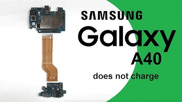Samsung Galaxy A40 A70 Charging Problem, FPC, Diagnose, Explanation