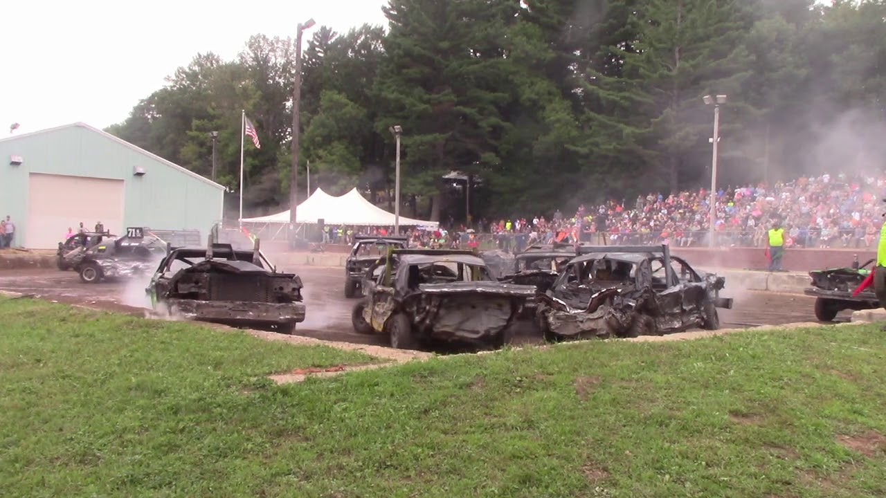Rosholt Wi, Demo Derby 09/03/2018 Pro (weld) fullsize Feature YouTube
