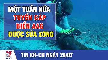 Một tuần nữa tuyến cáp biển AAG được sửa xong - VNEWS