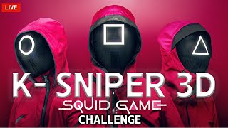 K-Sniper Challenge 3D | Ultimate Squid Game Sniper Showdown LIVE screenshot 1