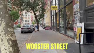 60 Second Walk on Wooster Street in SOHO