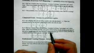 ACT Prep Unit 2 - Probability