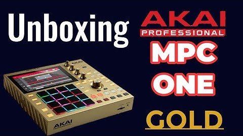 Akai MPC One - Special Gold Edition New (Unboxing) Video |Manoj Maestro