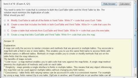 MB6-704 Microsoft Dynamics AX 2012 R3 CU8 Development Introduction