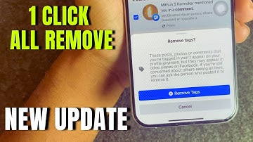 How to Remove all tag on facebook at once 2025
