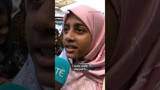 Young Muslims celebrate Eid Al-Adha at Croke Park | #rtenews