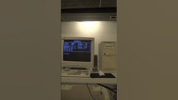 MS-DOS 6.22 Bootup Startup Retro 486 Computer in the BACKROOMS #DOScember