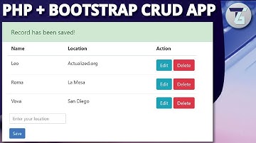 PHP CRUD Tutorial with MySQL & Bootstrap 4 in Urdu / Hindi | Technogates