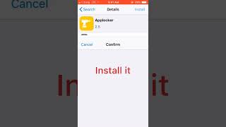 Applocker on iPhone. (Jailbreak)#shorts #cydia #jailbreak screenshot 2