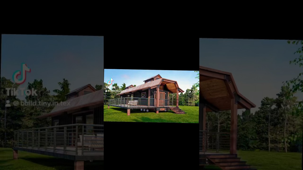 Brand New Tiny House Design with 9 foot loft ceilings. 