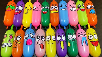 BALLOONS Slime! Making Slime with Funny Balloons - Satisfying Slime video #1212