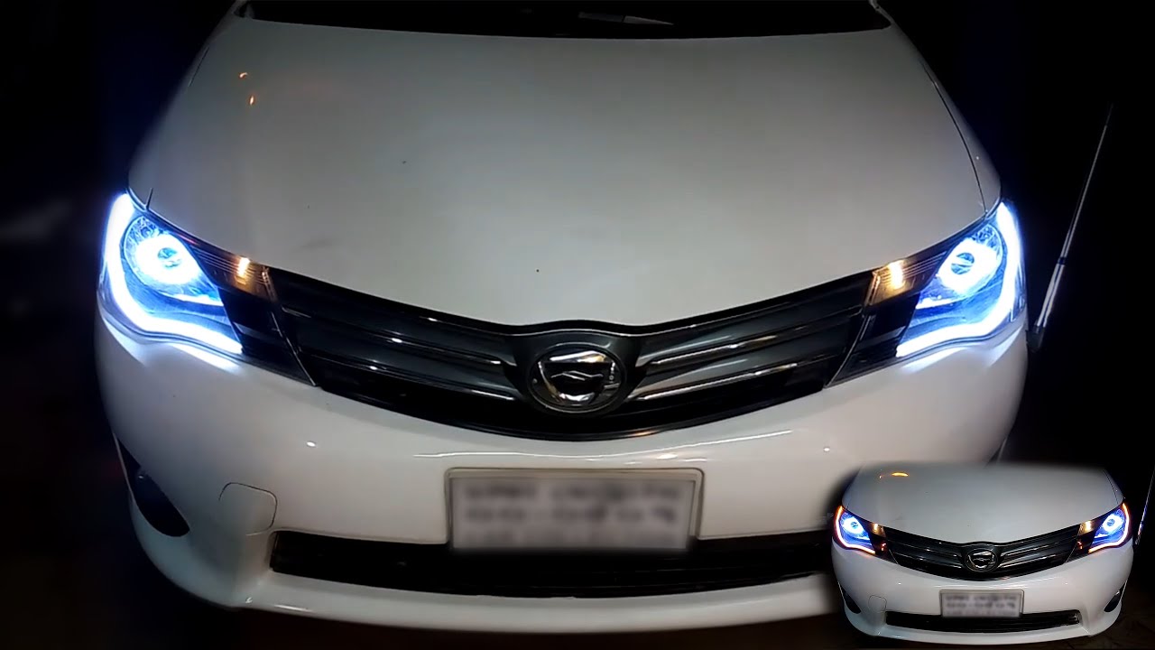 DRL installed AXIO 2015 Highbeam headlights । High Beams । Fog Lights