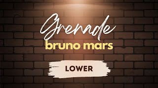 GRENADE - Acoustic Instrumental (Lower Key)