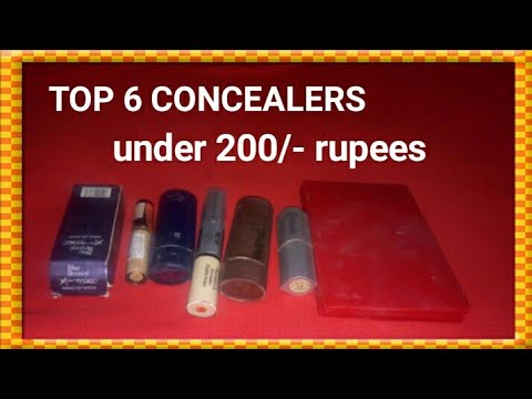 eye concealer price Top 6 concealers under 200/- rupees || cheap and good quality concealers