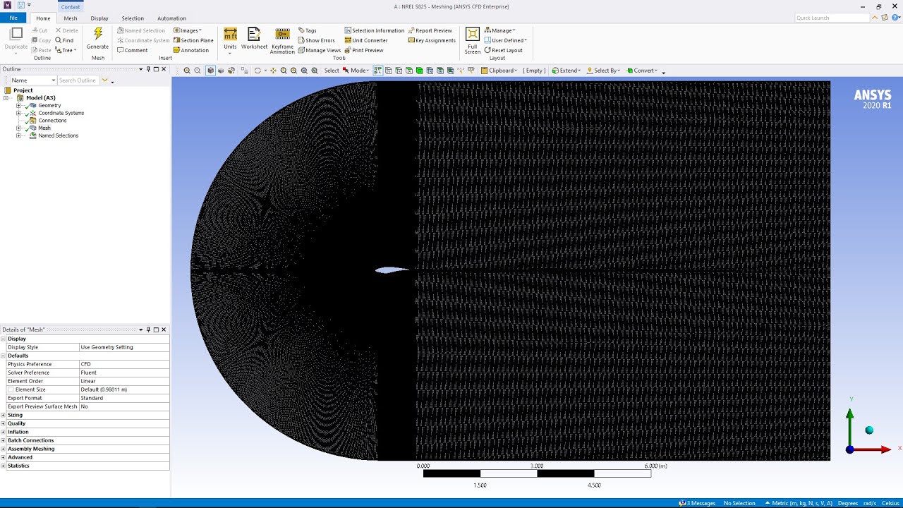 Generate High Quality mesh with minimum meshing time in ANSYS - YouTube