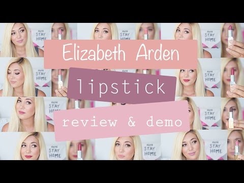 Video: Elizabeth Arden Beauty Beautiful Color hidratante lápiz labial revisión