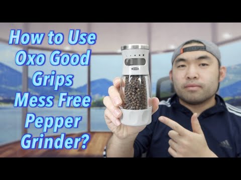 OXO Good Grips Accent Mess-Free Salt & Pepper Grinder Set & Reviews