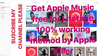 How to get Apple Music free for Lifetime iPhone / iPad 100% Working 2022 screenshot 1