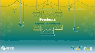 Session 3 (2): Express.JS & Project | TacTech 2026 - Back-End
