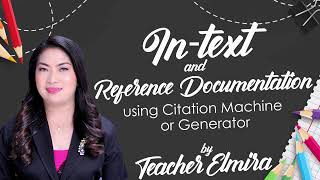 Celebrity In-Text and Reference Documentation Using Citation Machine or Generator Profile