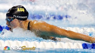 Hali Flickinger battles Regan Smith to the wall in epic 200 fly final | NBC Sports Information