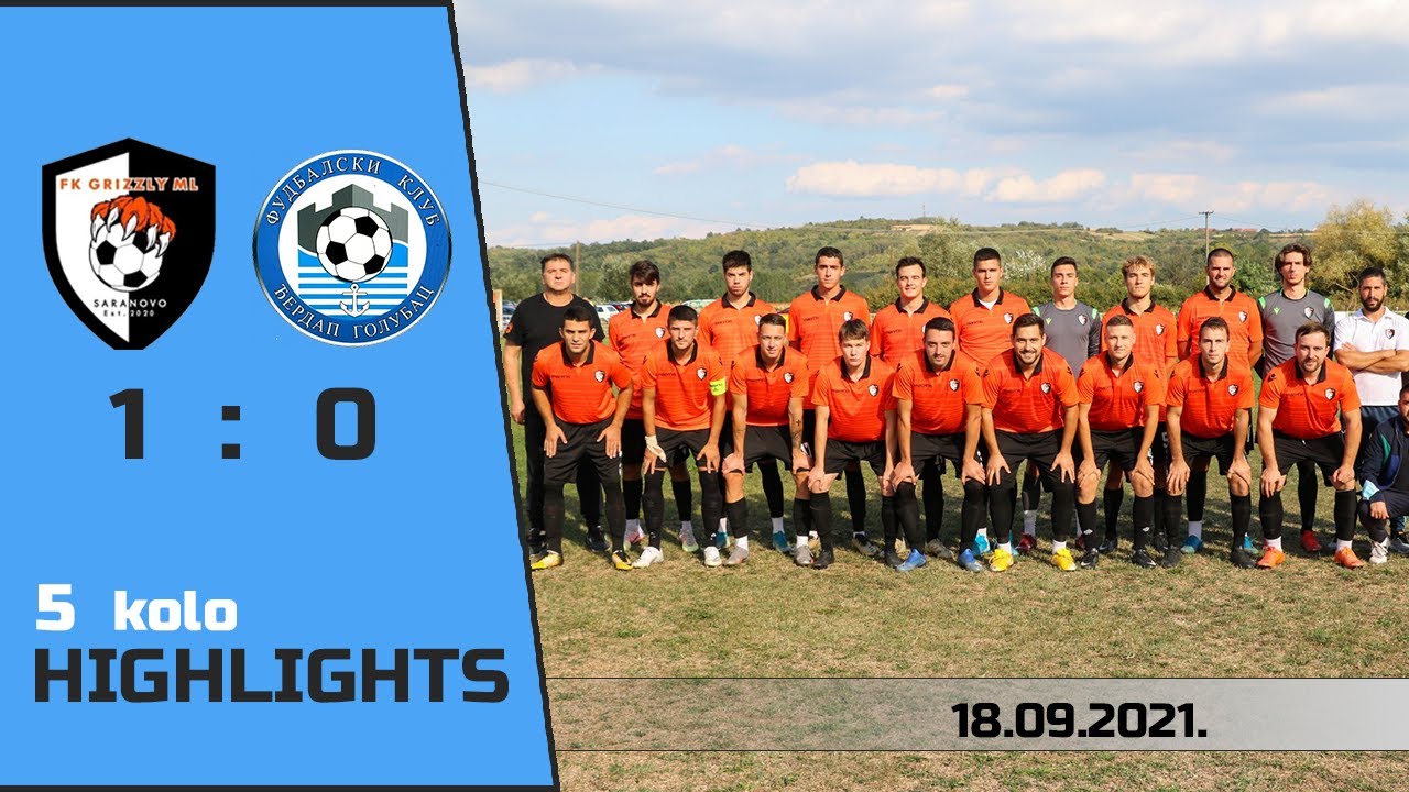 FK Grizzly ML  -1:0-  FK Đerdap Golubac / Highlights