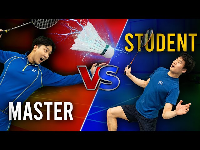 I Challenged My Student to Badminton class=