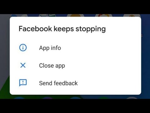 facebook keeps stopping on android 2022 | facebook keeps stopping | Facebook has stopped problem