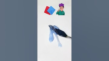Guess the mixed-SQUID GAME 2 #satisfying #squidgame #colormixing #relaxing #shorts
