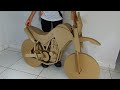 TRANSFORMANDO BICICLETA DE PAPELÃƒO E CANO PVC EM UMA XT660