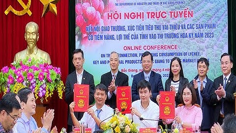 Bắc Giang - Kết nối giao thương tiêu thụ vải thiều sang Hoa Kỳ