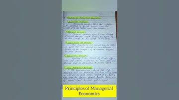 Principles of Managerial economics #economic ec#education #trendingshorts #management