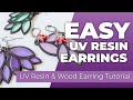 Uv resin earrings are easy  if you follow my advice