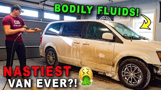 Cleaning The NASTIEST Van Ever?!? | BEST Owner Reaction! | The Detail Geek