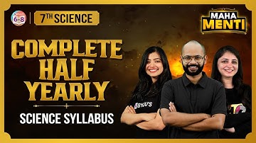 महा MENTI: Complete Half-Yearly Science Syllabus | Class 7 | BYJU