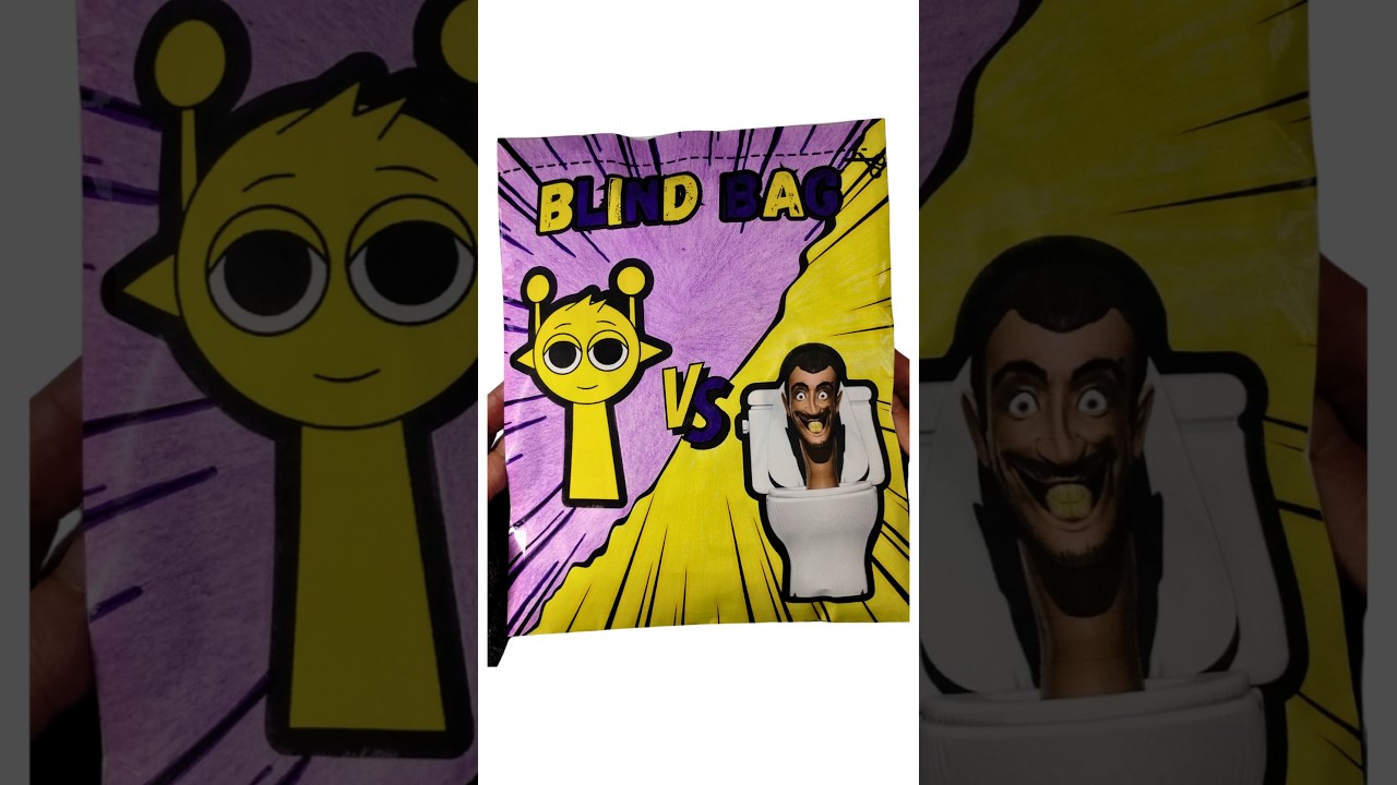 Sprunki vs skibidi toilet blind bag ASMR 2 