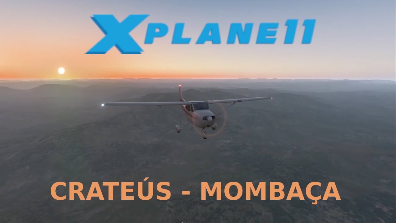 X-Plane 11 | Cessna 172 | Crateús (SNWS) - Mombaça (SNMB) | IFR | ATC