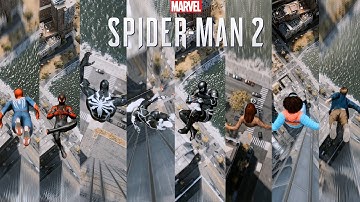 Marvel’s Spider-Man 2 – All Characters Leap from the Highest Point
