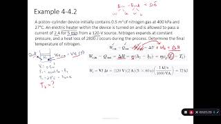 Thermodynamics - Chapter 4 - Specific Heats Example 2
