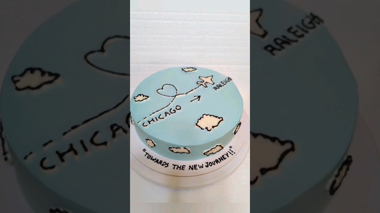 Travel theme cake✈️