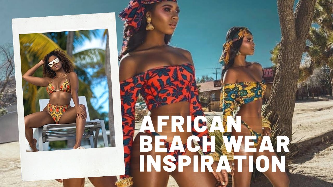 African Inspired Beach wear,swim wear,summer | African Print Fashion | Latest Ankara print styles