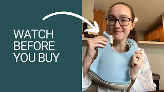 My Honest Review of PandaEar Set of 3 Silicone Baby Bibs | PandaEar