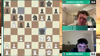 Alireza Firouzja vs Magnus Carlsen || Chess Classic 2024 - Div I - G7