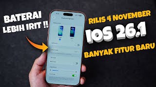 3 Fitur Baru iOS 26.1 yang Bakal Rilis 4 November — Nomor 3 Bikin Baterai irit! 😱