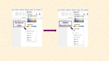 Add Recent colors in PowerPoint | PowerPoint Hacks | PowerPoint