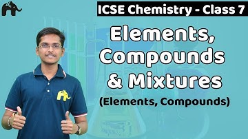 Elements, Compounds & Mixtures- Elements, Compounds  Class 7 ICSE Chemistry | Selina