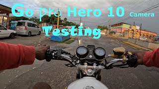 GoPro Hero 10 [ Camera Test ] Motorcycle vlog /Chest mount