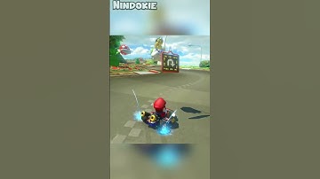 Can you drive GCN Yoshi Circuit Backwards? 🤔 | #mario #supermario #mariokart #shorts